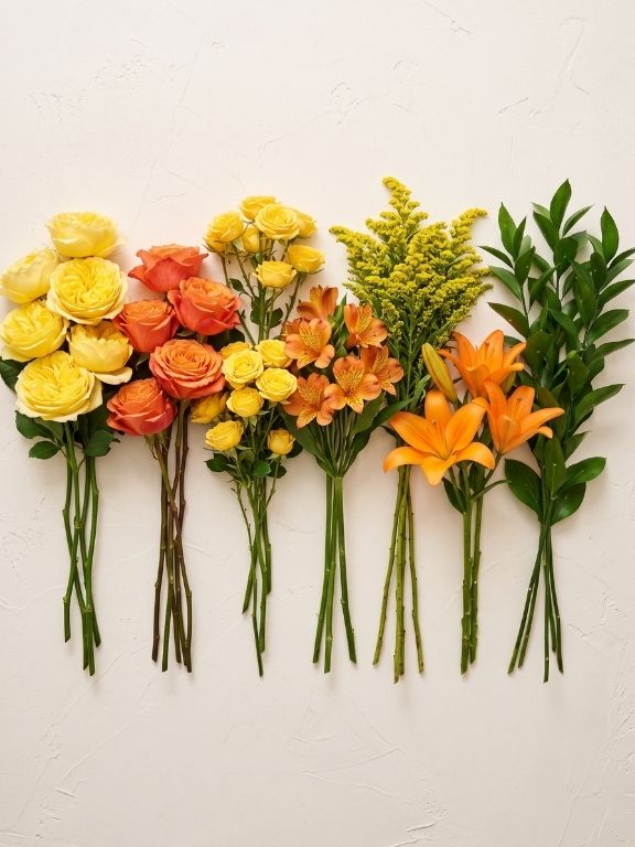 WENT TO THE MARKET FOR CITRUS PALETTE  FLOWERS